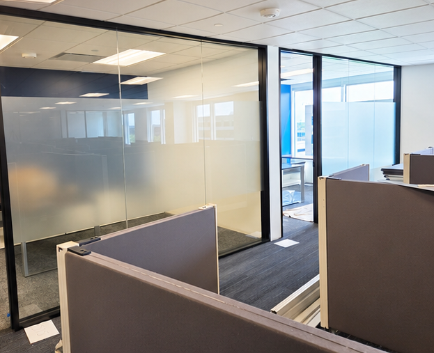 Commercial exterior window tinting project